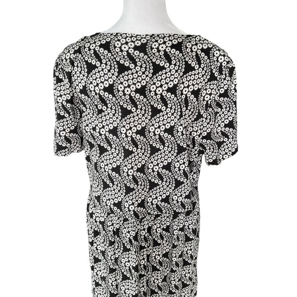 Boden - Tiered Easy Jersey Midi Dress
Black Daisy Swirl Sz 10 - Picture 7 of 9